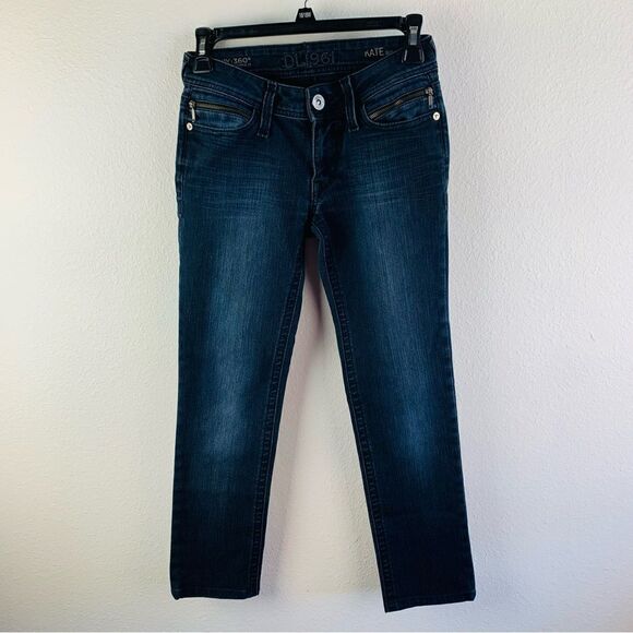 DL 1961 Kate Slim Straight Jeans - Picture 1 of 4